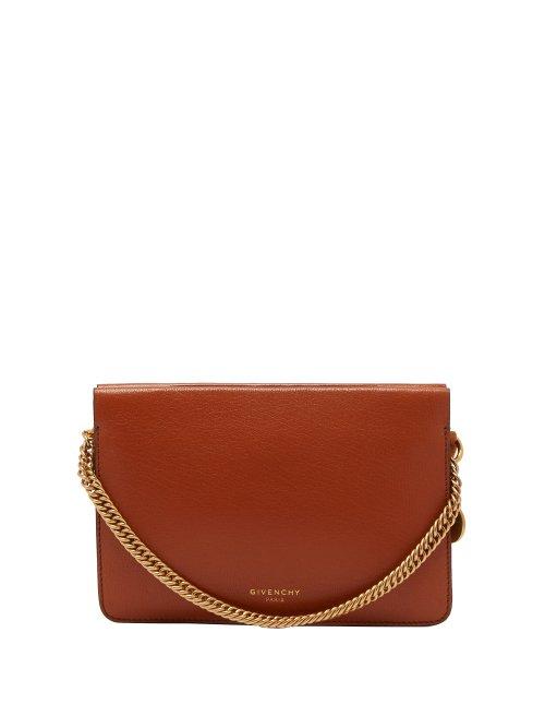 Matchesfashion.com Givenchy - Cross3 Leather Cross Body Bag - Womens - Tan