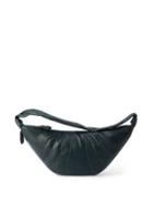 Lemaire - Croissant Large Leather Cross-body Bag - Womens - Dark Green