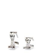 Saint Laurent - Mismatched Ysl Ear Cuffs - Womens - Silver