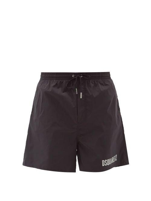 Matchesfashion.com Dsquared2 - Logo-print Swim Shorts - Mens - Black