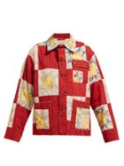 Matchesfashion.com Bode - Patchwork Cotton Jacket - Womens - Red Multi