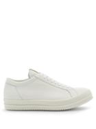 Matchesfashion.com Rick Owens - Grooved-sole Leather Trainers - Mens - White