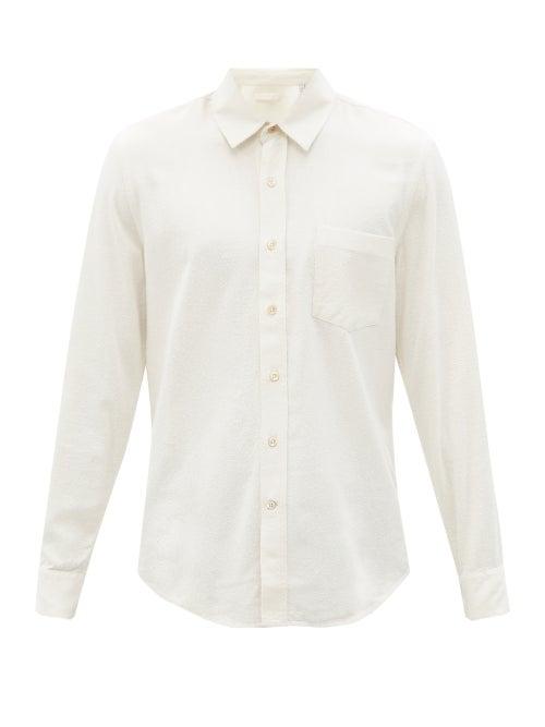 Matchesfashion.com Our Legacy - Classic Raw-silk Shirt - Mens - White