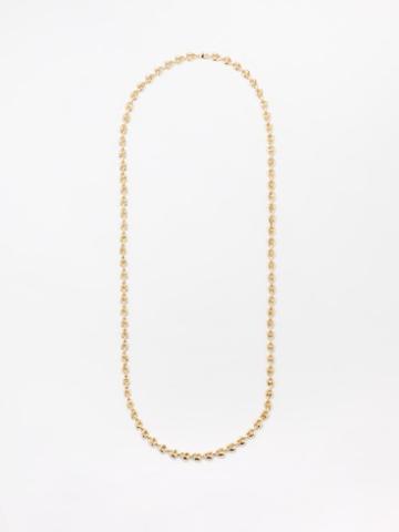 Luis Morais - Skull-chain 14kt Gold Necklace - Mens - Gold