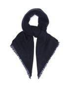 Matchesfashion.com From The Road - Adri Wool Blend Scarf - Mens - Navy
