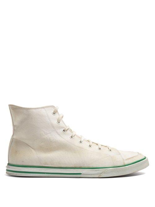 Matchesfashion.com Balenciaga - Ligne Match High Top Trainers - Mens - White