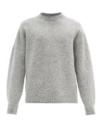 Matchesfashion.com Acne Studios - Kael Wool-blend Sweater - Mens - Grey