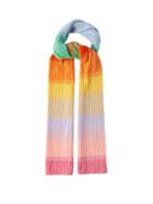 The Elder Statesman - Morphed Space-dyed Ribbed-cashmere Scarf - Mens - Multi
