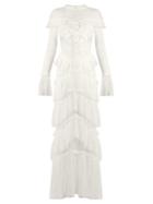 Jonathan Simkhai Tiered-ruffle Guipure-lace Dress