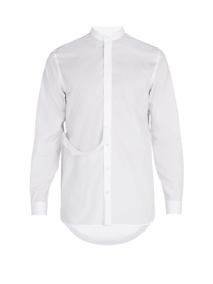Jil Sander Stand-collar Cotton Shirt