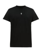 Matchesfashion.com Marcelo Burlon - Heart Wings Cotton T Shirt - Mens - Black Blue