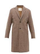 Matchesfashion.com Mackintosh - Stanley Single Breasted Checked Wool Overcoat - Mens - Black Multi