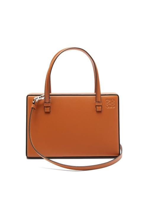 Matchesfashion.com Loewe - Postal Medium Leather Bag - Womens - Tan