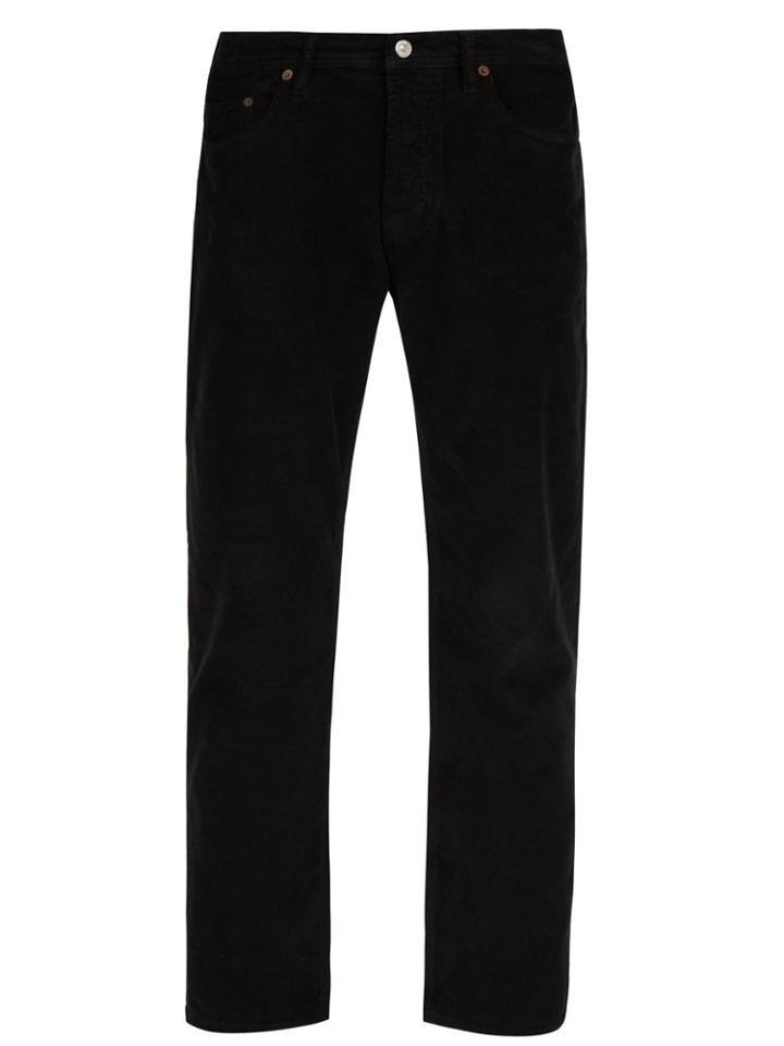 Acne Studios River Slim-fit Stretch-cotton Corduroy Trousers