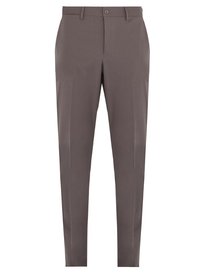 Bottega Veneta Straight-leg Cotton-blend Chino Trousers