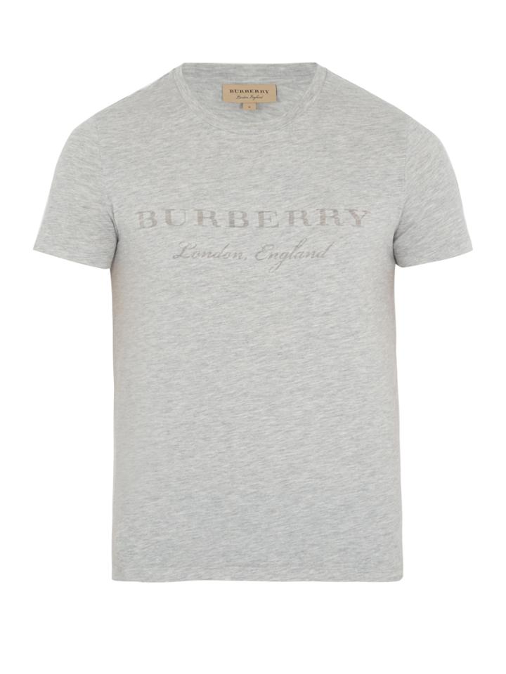 Burberry Martford Logo-print Jersey T-shirt