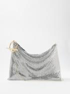 Paco Rabanne - Chainmail Mini Crossbody Bag - Womens - Silver
