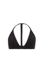 Matchesfashion.com Rick Owens - Racerback Triangle Bikini Top - Womens - Black