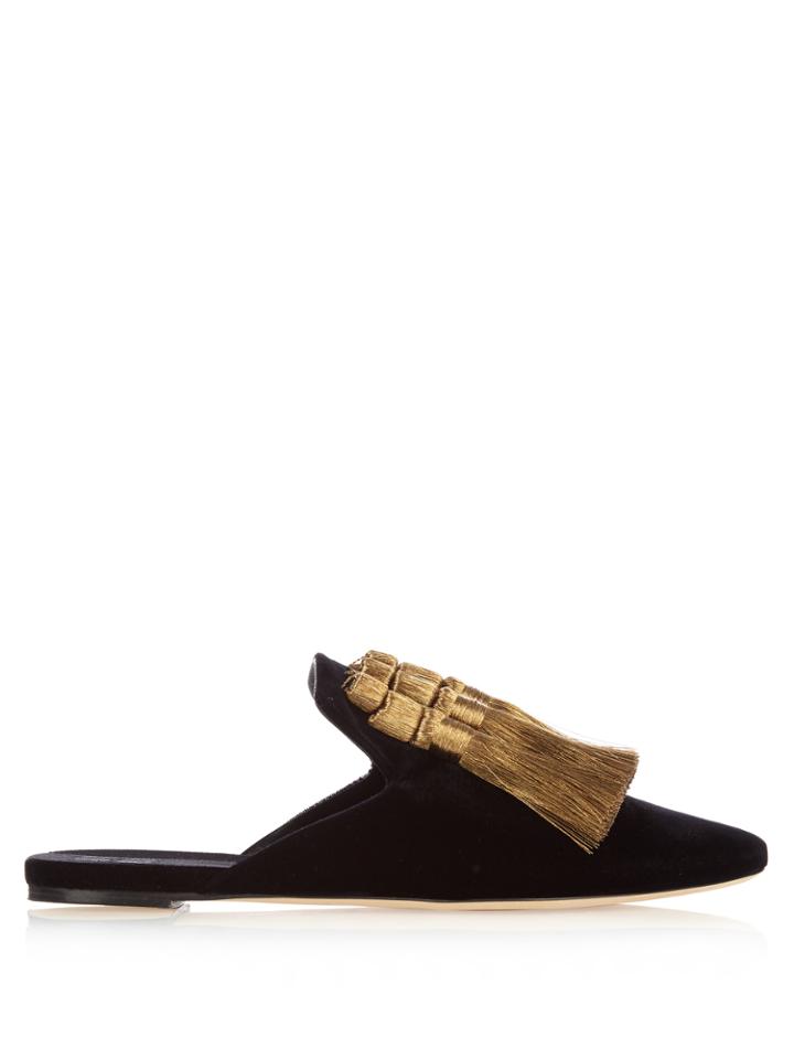 Sanayi 313 Garcia Velvet Slipper Shoes