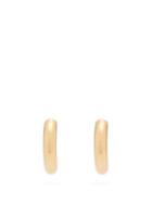 Matchesfashion.com Burberry - Small Brass Hoop Earrings - Womens - Gold