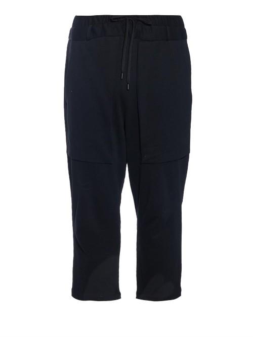 Public School Cropped Cotton-blend Jersey Trousers