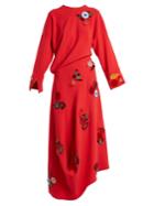 Roksanda Cassia Embellished Asymmetric Dress