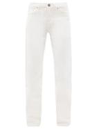 Ladies Rtw Raey - Opa Organic-cotton Baggy Boyfriend Jeans - Womens - White