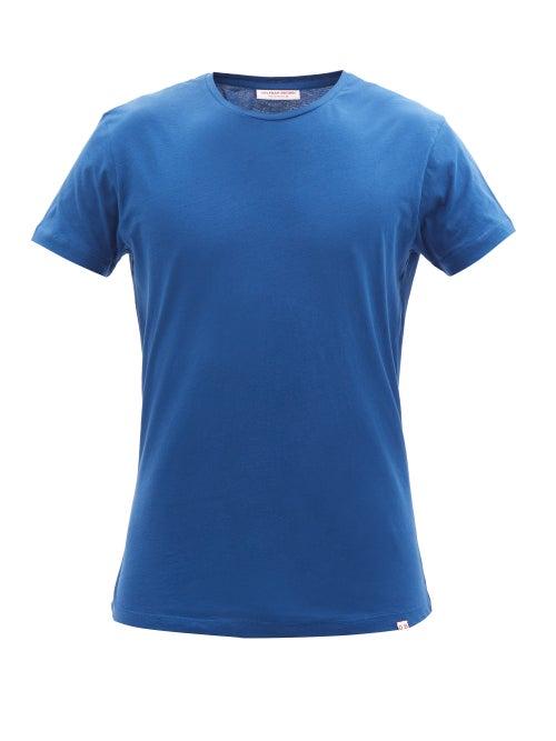 Orlebar Brown - Ob-t Cotton-jersey T-shirt - Mens - Blue
