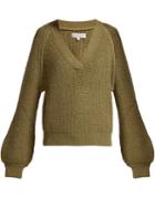 Apiece Apart Astro Wool-blend V-neck Sweater