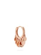 Matchesfashion.com Jacquie Aiche - Mini Disco Shaker Single Hoop Earring - Womens - Rose Gold