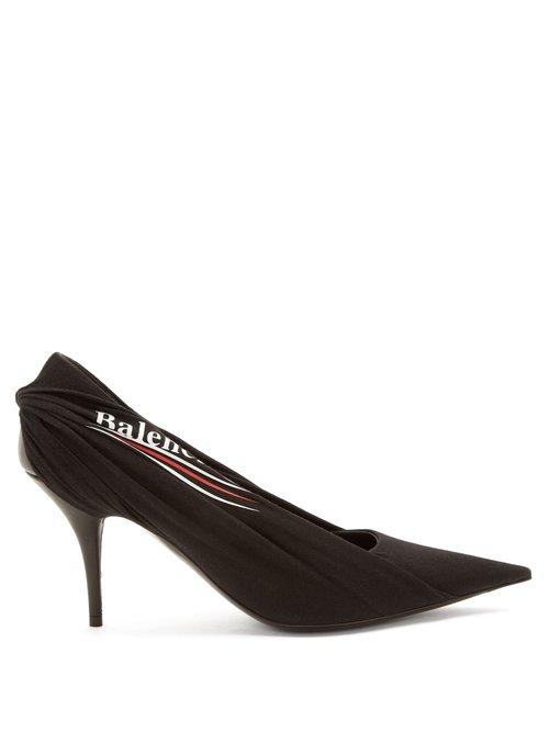 Matchesfashion.com Balenciaga - Knife Pumps - Womens - Black Multi