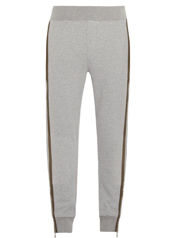 Moncler Contrast-stripe Cotton Track Pants