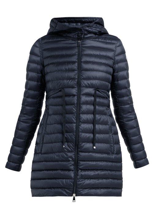 Matchesfashion.com Moncler - Barbel Padded Coat - Womens - Navy
