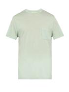 Matchesfashion.com King & Tuckfield - Malibu Patch Pocket Merino Wool T Shirt - Mens - Green
