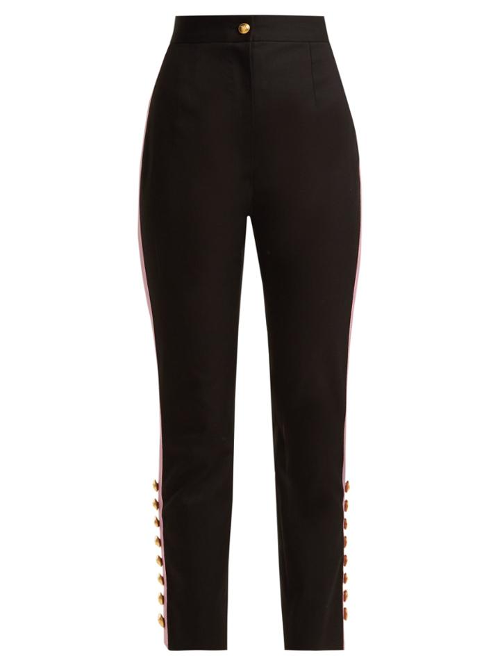 Dolce & Gabbana Side-stripe Gabardine Trousers