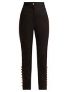 Dolce & Gabbana Side-stripe Gabardine Trousers
