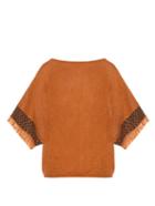 Issey Miyake Bark Oversized Cotton-knit Top