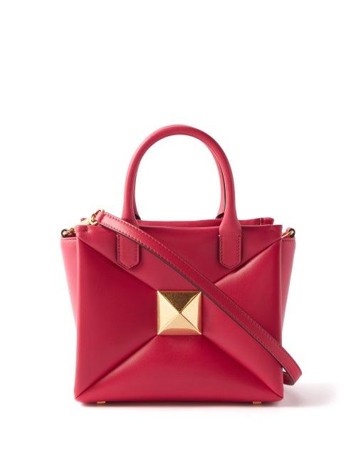 Valentino Garavani - One Stud Quilted-leather Cross-body Bag - Womens - Pink