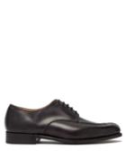 Matchesfashion.com Tricker's - Abingdon Leather Derby Shoes - Mens - Black