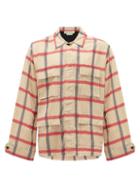 Matchesfashion.com Marni - Flap-pocket Plaid Shirt - Mens - Beige Multi
