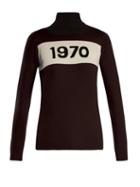 Matchesfashion.com Bella Freud - 1970 Wool Roll Neck Sweater - Womens - Black
