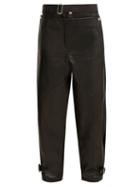 Matchesfashion.com Jw Anderson - Fold Front Canvas Trousers - Womens - Black
