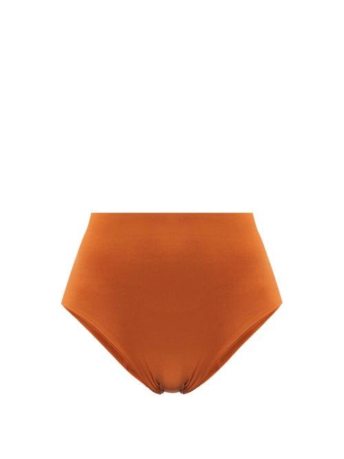 Ladies Beachwear Sara Cristina - Marina High-rise Bikini Briefs - Womens - Orange