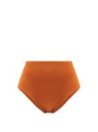 Ladies Beachwear Sara Cristina - Marina High-rise Bikini Briefs - Womens - Orange