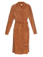 Simon Miller Avant Notch-lapel Suede Coat