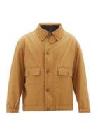 Matchesfashion.com Raey - Chest Pocket Cotton Blend Jacket - Mens - Brown