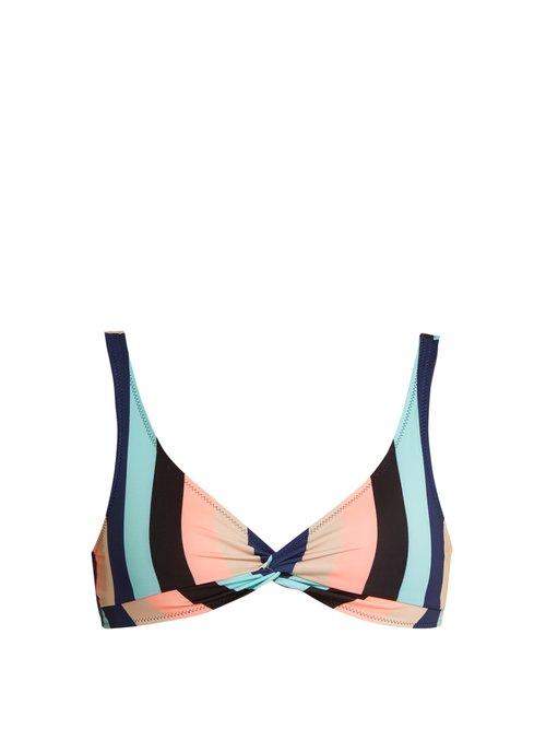 Matchesfashion.com Solid & Striped - The Jane Striped Bikini Top - Womens - Multi
