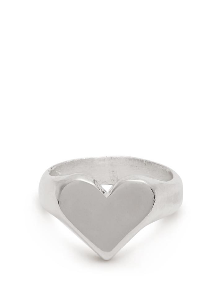 Aris Schwabe Heart Sterling-silver Ring