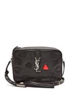 Saint Laurent Monogram Lou Quilted-hearts Leather Cross-body Bag