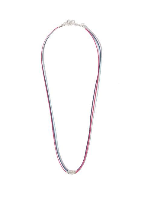 Matchesfashion.com Isabel Marant - Beaded Metal And Cord Necklace - Mens - Multi